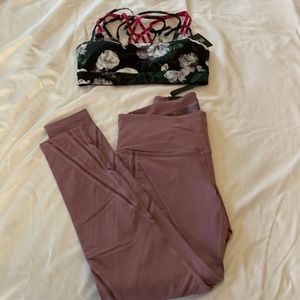 Victoria Sport sports bra and “knockout tight” set